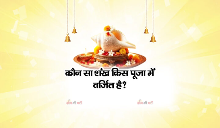 कौन सा शंख किस पूजा में वर्जित है?