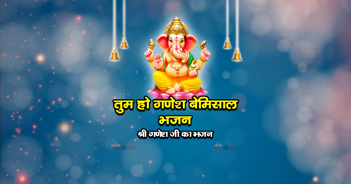 तुम हो गणेश बेमिसाल भजन - श्री गणेश जी का भजन